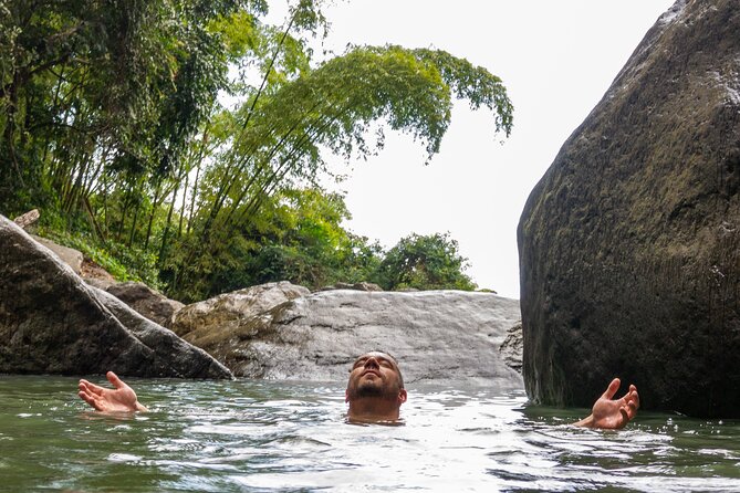 Waterfall Hike in Remote Area of El Yunque Rainforest; San Juan - Following the Espiritu Santo River