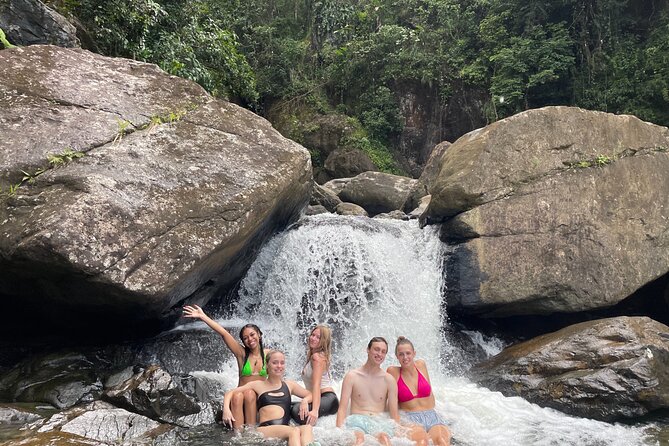 Waterfall Hike in Remote Area of El Yunque Rainforest; San Juan - The real difficulty: wet rock, not distance