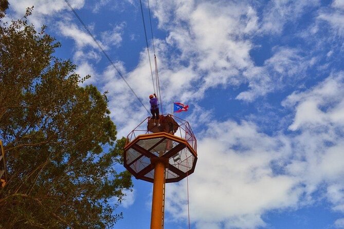 Zipline Canopy Tour with Transport from San Juan - Stairs, short walks, and the physical effort involved